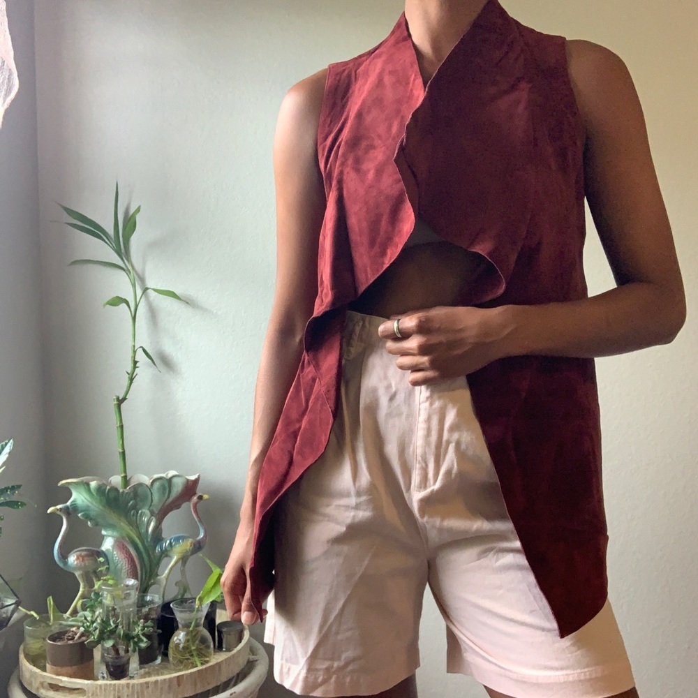 Suede Vest - image 1